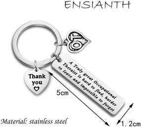 img 3 attached to 🔑 ENSIANTH Occupational Therapist Gift: An Appreciation Keychain for a Truly Great OT
