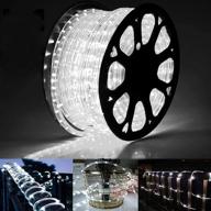 720 led white led rope lights, 98ft christmas tube string lights, connectable indoor outdoor clear tube decorative lighting for garden, patio, bedroom, party, wedding, christmas decoration логотип