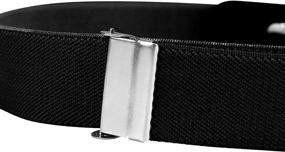 img 1 attached to Buyless Fashion Buckle Elastic Stretch Boys' Accessories for Belts