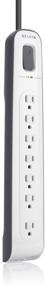 img 3 attached to 🔌 Розетка Belkin 7 Outlet AV Power Strip СЗЧ защита от перенапряжения 12 футовый кабель и защита от телефона, 2000 Джоулей (BV107200-12), белый - улучшенное SEO