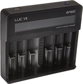 img 1 attached to ⚡️ Efest 4213 LUC V6 LCD 6 Bay Multi-functional Charger: High-Speed Charging"