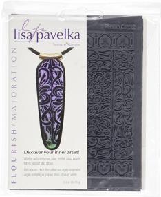 img 1 attached to 🎨 Lisa Pavelka 327090 Flourish Texture Stamp Kit by JHB International Inc