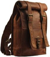 urban dezire leather backpack rucksack logo
