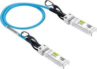 high-performance 10g sfp+ dac cable - blue twinax sfp cable for ubiquiti unifi devices, ideal for short-range connections logo