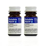 twin pack potable aqua germicidal water purification tablets - 2 bottles логотип