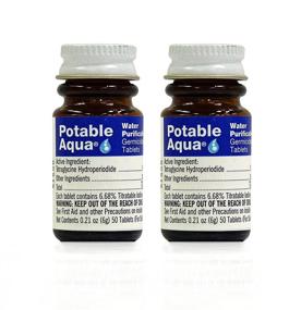 img 4 attached to Twin Pack Potable Aqua Germicidal Water Purification Tablets - 2 Bottles