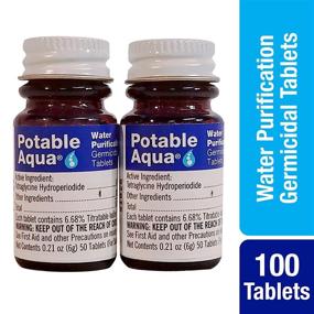 img 3 attached to Twin Pack Potable Aqua Germicidal Water Purification Tablets - 2 Bottles