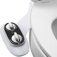 🚽 veken non-electric bidet: self-cleaning dual nozzle toilet attachment - fresh water sprayer with adjustable pressure control логотип