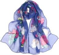 lmverna lightweight chiffon sunscreen lotus purple women's scarves & wraps accessories logo