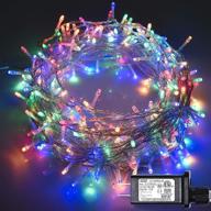 illuminew 42ft 100 led outdoor/indoor string lights: multi-mode christmas decorations for bedroom, wedding, and party logo