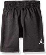 boys toddler mesh shorts in black by jordan logo