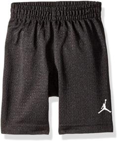 img 1 attached to Boys Toddler Mesh Shorts in Black by Jordan