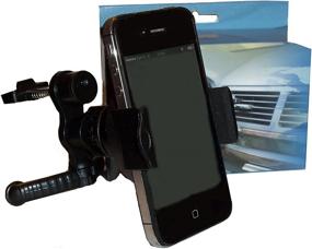 img 2 attached to 📱 Universal Air Vent Car Phone Mount - Portable Holder with Lifetime Replacement Guarantee - Securely Fits Phones 3" Wide and Above: iPhone 4 to 10XR, Android, Samsung Galaxy, and More