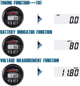 img 3 attached to 🔋 Runleader 12V-48V Digital LED Battery Capacity Monitor - Hours Volt Meter Gauge for Lead-Acid LiFePO4 Trojian Gel AGM Batteries: Golf Club, Forklift, Go Kart, RV, Trailer, Stacker