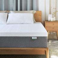 🛏️ novilla bliss queen mattress - 10-inch gel memory foam queen size mattress for cool sleep, pressure relief, and medium firmness логотип