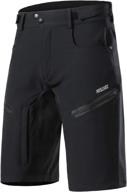 🚵 arsuxeo mens mountain bike shorts, loose fit mtb cycling shorts with moisture-wicking waistband logo