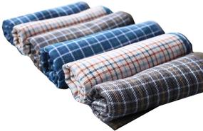img 1 attached to 🧣 LACS Classic Cotton Handkerchiefs - 43Cm, High-Quality Handkerchiefs