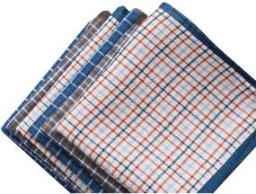 img 3 attached to 🧣 LACS Classic Cotton Handkerchiefs - 43Cm, High-Quality Handkerchiefs