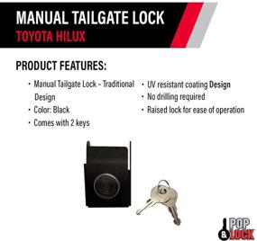 img 3 attached to Pop Lock PL5055 2016 2019 Tailgate