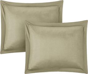 img 1 attached to Chic Home Comforter Minimalist Pillows