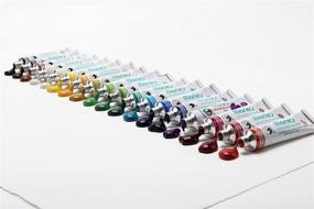 img 1 attached to Marie's Extra Fine Gouache Opaque Watercolor Paint Set - 12 ml Tubes - Assorted Colors (Pack of 18)