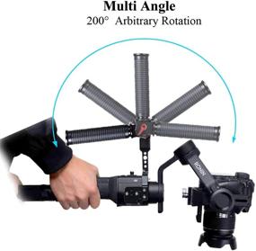 img 2 attached to 🎥 Elevate Your Filming Experience with the 200 Degree Adjustable Handle Grip for DJI Ronin S SC Gimbal Stabilizer