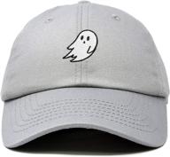 ghost embroidery cute halloween baseball cap dad hat by dalix logo