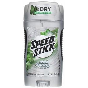 img 3 attached to 🍀 Irish Spring Original Antiperspirant Deodorant: Pack of 12 Speed Sticks - 2.7 oz, High Effectiveness!