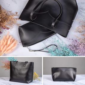 img 3 attached to Leather Vintage Shoulder Handbag Classic