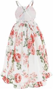 img 3 attached to 👗 Flofallzique Vintage Sundress for Toddler Girls - Ideal for Weddings and Special Events - High-quality Girls' Clothing