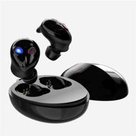 wireless charging bluetooth earphones resistant logo