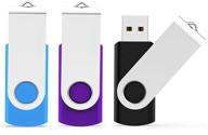 флэш-накопитель - хранилище памяти с цветовым дизайном логотип