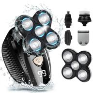 6-in-1 head shavers for bald men - upgrade, freedom grooming shaver, flex series head shaver kit with ergonomic design - cordless, waterproof, includes one extra head blade… logo