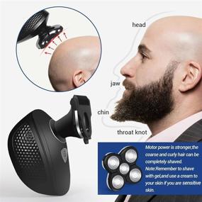 img 3 attached to 6-in-1 Head Shavers for Bald Men - Upgrade, Freedom Grooming Shaver, Flex Series Head Shaver Kit with Ergonomic Design - Cordless, Waterproof, Includes One Extra Head Blade…