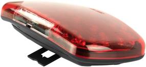 img 1 attached to Red LED Magnetic Emergency Light - Blazer C6355