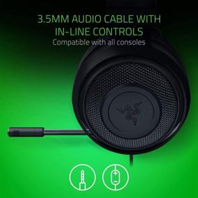 img 1 attached to Обновленный игровой наушник Razer Kraken 2019 - матово-черный: легкий алюминиевый каркас - ретрактабельный шумоподавляющий микрофон - совместим с ПК, Xbox, PS4, Nintendo Switch.