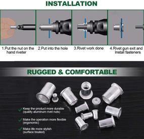 img 2 attached to Keadic 100Pcs Aluminum Threaded Nutsert Hardware