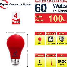 img 3 attached to Explux Dimmable High Output Version Equivalent Industrial Electrical