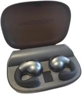 🎧 ultimate wireless earplugs: mini, waterproof & non-in-ear bluetooth open earplugs for sports & music with noise reduction, super long standby, power bank, and no ear pain - touch key logo