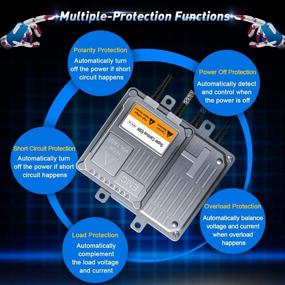 img 1 attached to 🔦 DZG HID Xenon Headlight Ballasts Replacement: 55W Slim Ballast with Canbus EMC Super Decoder AC - 1 Pair