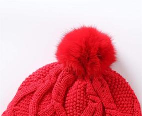 img 2 attached to 🧢 Connectyle Sherpa Winter Beanie - Ultimate Cold Weather Style for Girls and Boys