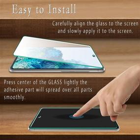 img 1 attached to Высокопроизводительная матовая защитная пленка HPTech 2-Pack для Samsung Galaxy S20 FE, Galaxy S20 FE 5G, Galaxy S20 FE 5G UW - улучшенная твердость 9H, поддержка сканера отпечатков пальцев, дизайн для чехла.