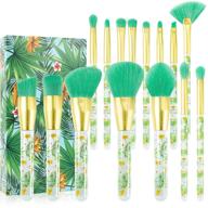 💄 tropical makeup brushes: docolor 14-piece professional set for flawless makeup application logo