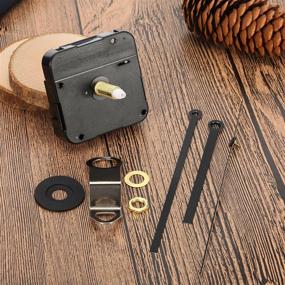 img 1 attached to Quartz Clock Movement Repair Kit - Long Shaft, 28mm - Black