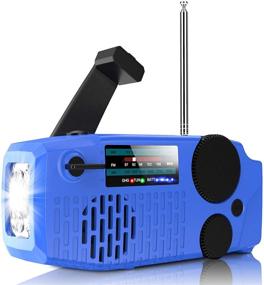 img 4 attached to 📻 Geartist Submarine 1 Solar Emergency Weather Radio: Hand Crank, AM FM NOAA/WB Alerts, SOS, Power Bank, LED Flashlight - USA Designed for Hurricane & Earthquake Survival