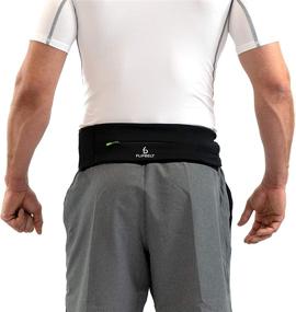 img 1 attached to 🏃 Convenient and Secure FlipBelt Standard Zipper Adjustable Tubular Running Belt in Black – XS to XL (28” – 48”) for Active Individuals