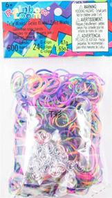 img 1 attached to 🌈 Vibrant Rainbow Loom Assorted Rubber Bands for Colorful Bracelet Making