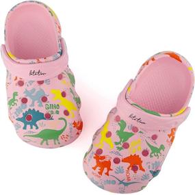 img 1 attached to Ysoazgle Toddler Slippers Non Slip Numeric_12 Boys' Shoes via Clogs & Mules