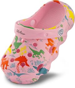 img 4 attached to Ysoazgle Toddler Slippers Non Slip Numeric_12 Boys' Shoes via Clogs & Mules