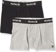 hurley classic briefs 2 pack floral boys' clothing ~ underwear логотип